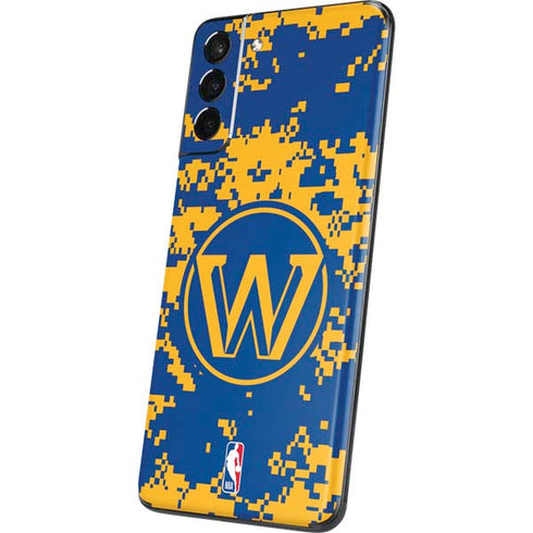 NBA Golden State Warriors Digi Camo Galaxy S21 Plus 5G Skin