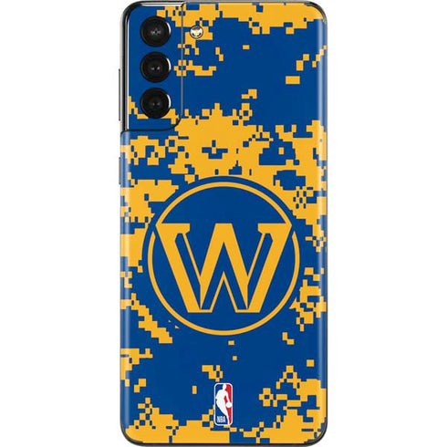 NBA Golden State Warriors Digi Camo Galaxy S21 Plus 5G Skin