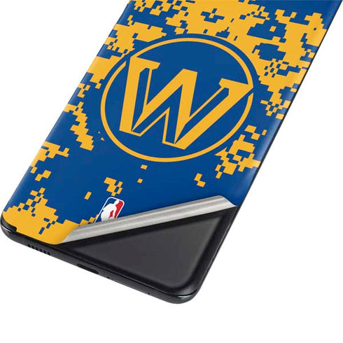 NBA Golden State Warriors Digi Camo Galaxy S21 Plus 5G Skin