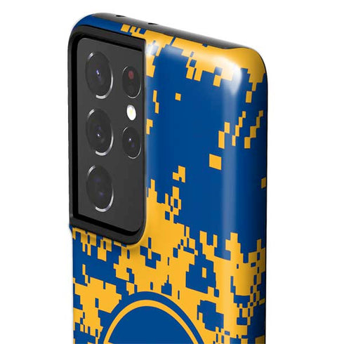 NBA Golden State Warriors Digi Camo Galaxy S21 Ultra 5G Pro Case