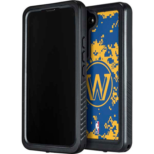 NBA Golden State Warriors Digi Camo Galaxy S23 Plus Waterproof Case