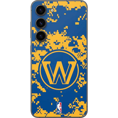 NBA Golden State Warriors Digi Camo Galaxy S23 Skin