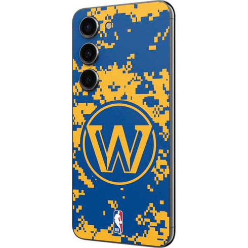 NBA Golden State Warriors Digi Camo Galaxy S23 Skin