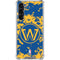 NBA Golden State Warriors Digi Camo Galaxy S24 FE Clear Case