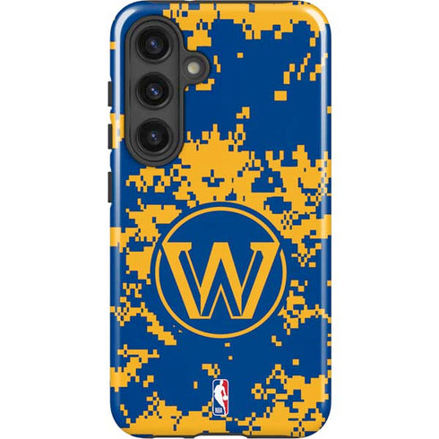 NBA Golden State Warriors Digi Camo Galaxy S25 Plus Impact Case