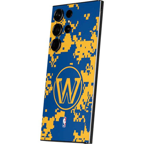 NBA Golden State Warriors Digi Camo Galaxy S25 Ultra Skin