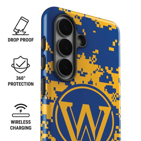 NBA Golden State Warriors Digi Camo Galaxy S26 Plus Impact Case