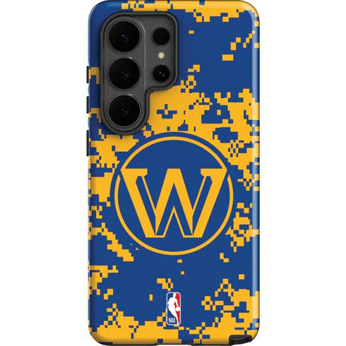 NBA Golden State Warriors Digi Camo Galaxy S26 Ultra Impact Case