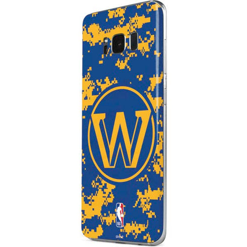 NBA Golden State Warriors Digi Camo Galaxy S8 Skin