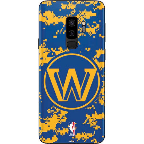 NBA Golden State Warriors Digi Camo Galaxy S9 Plus Skin