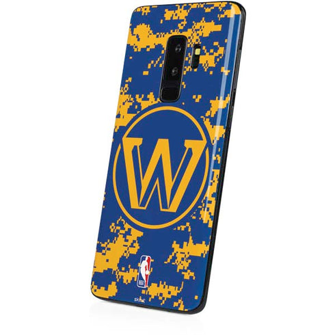 NBA Golden State Warriors Digi Camo Galaxy S9 Plus Skin