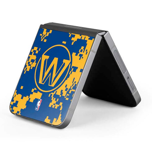 NBA Golden State Warriors Digi Camo Galaxy Z Flip6 Skin