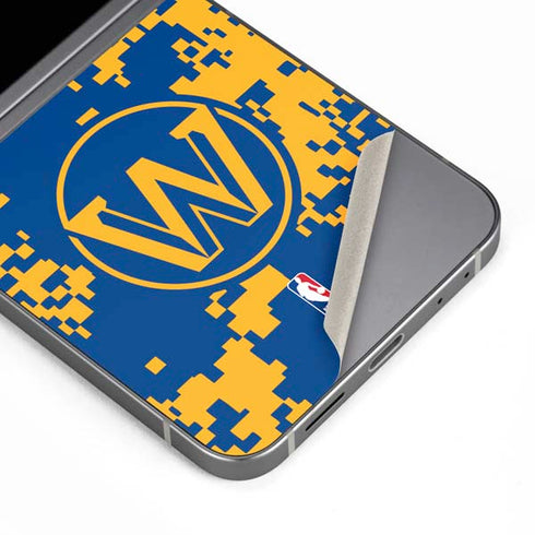 NBA Golden State Warriors Digi Camo Galaxy Z Flip6 Skin
