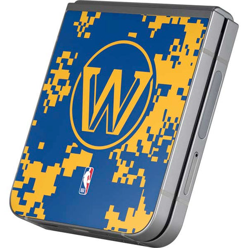 NBA Golden State Warriors Digi Camo Galaxy Z Flip6 Skin