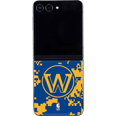 NBA Golden State Warriors Digi Camo Galaxy Z Flip5 5G Skin