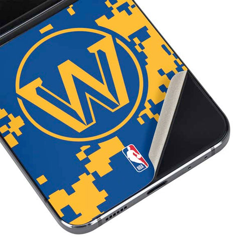 NBA Golden State Warriors Digi Camo Galaxy Z Flip5 5G Skin