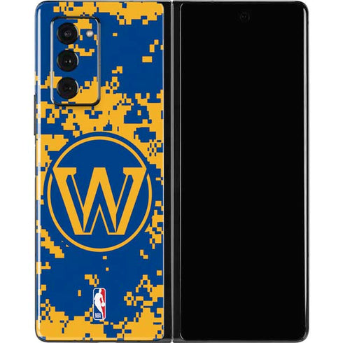 NBA Golden State Warriors Digi Camo Galaxy Z Fold2 5G Skin