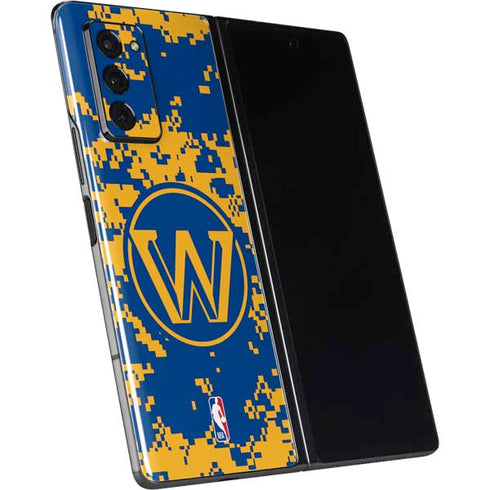 NBA Golden State Warriors Digi Camo Galaxy Z Fold2 5G Skin