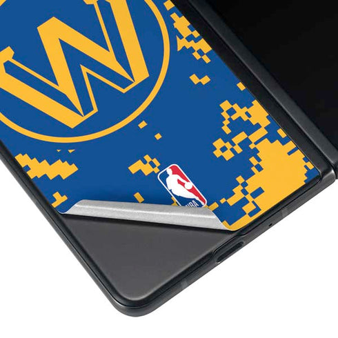 NBA Golden State Warriors Digi Camo Galaxy Z Fold3 5G Skin