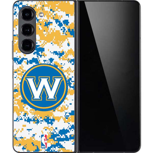 NBA Golden State Warriors Digi Camo Galaxy Z Fold5 5G Skin