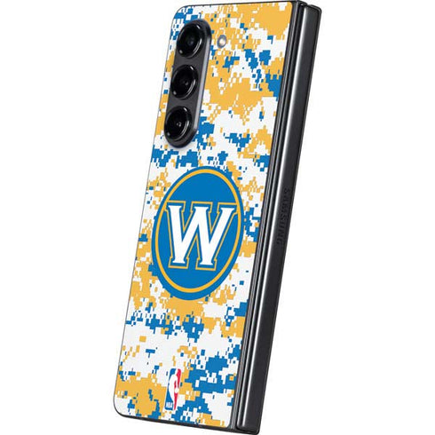 NBA Golden State Warriors Digi Camo Galaxy Z Fold5 5G Skin