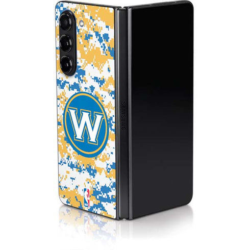 NBA Golden State Warriors Digi Camo Galaxy Z Fold5 5G Skin