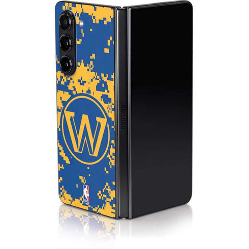 NBA Golden State Warriors Digi Camo Galaxy Z Fold5 5G Skin