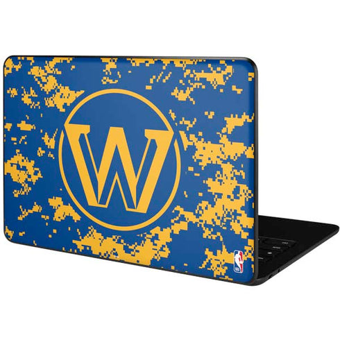 NBA Golden State Warriors Digi Camo Google Pixelbook Go Skin