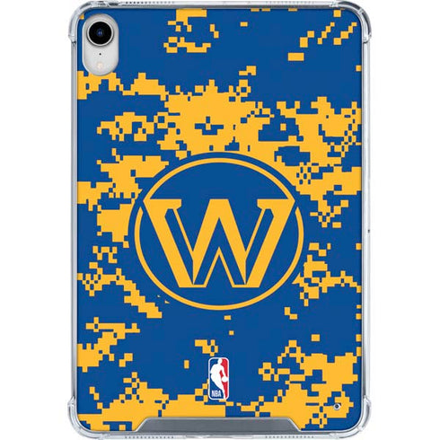 NBA Golden State Warriors Digi Camo iPad 11th Gen (2025) Clear Case