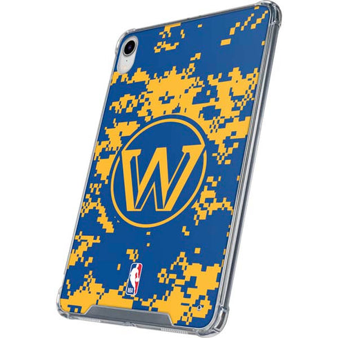 NBA Golden State Warriors Digi Camo iPad 11th Gen (2025) Clear Case