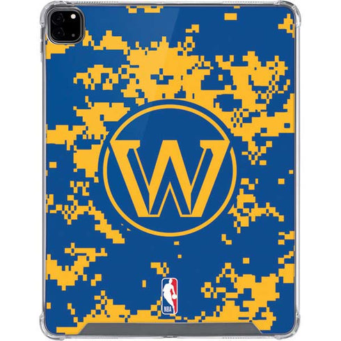 NBA Golden State Warriors Digi Camo iPad Pro 12.9in (2020) Clear Case