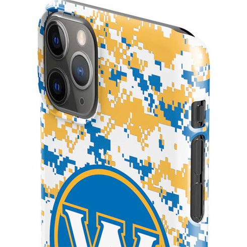 NBA Golden State Warriors Digi Camo iPhone 11 Pro Max Lite Case