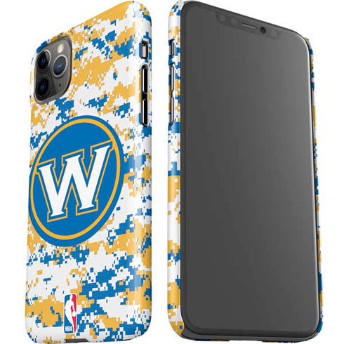 NBA Golden State Warriors Digi Camo iPhone 11 Pro Max Lite Case
