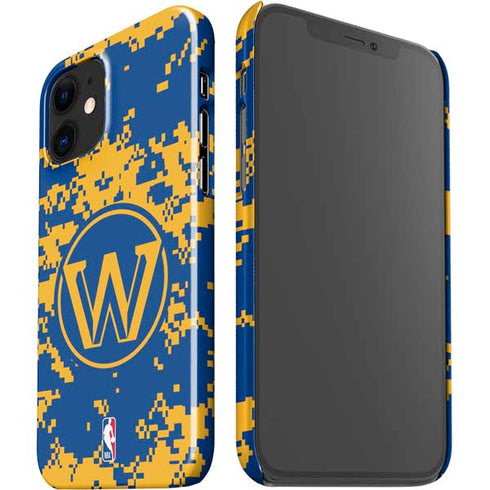 NBA Golden State Warriors Digi Camo iPhone 12 Mini Lite Case