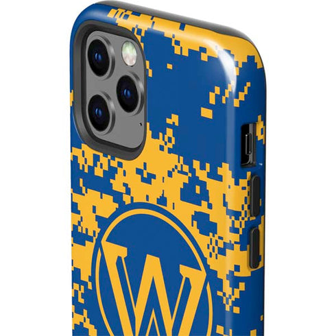 NBA Golden State Warriors Digi Camo iPhone 12 Pro Max Impact Case