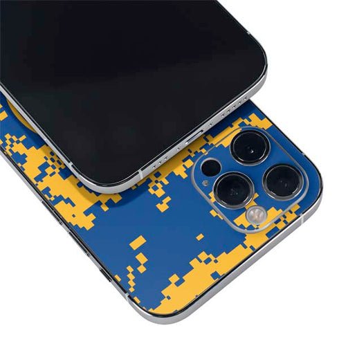 NBA Golden State Warriors Digi Camo iPhone 12 Pro Skin
