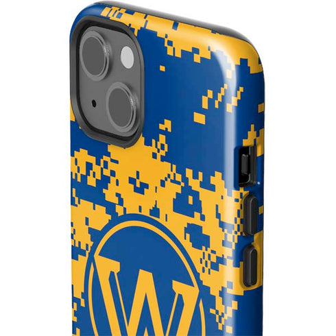 NBA Golden State Warriors Digi Camo iPhone 13 Impact Case