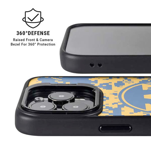 NBA Golden State Warriors Digi Camo iPhone 13 Pro Kickstand Case