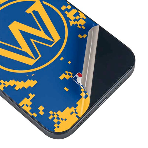NBA Golden State Warriors Digi Camo iPhone 14 Plus Skin