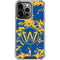 NBA Golden State Warriors Digi Camo iPhone 14 Pro Clear Case