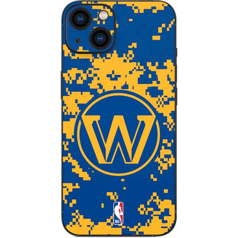 NBA Golden State Warriors Digi Camo iPhone Skins