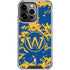 NBA Golden State Warriors Digi Camo iPhone 15 Pro Clear Case