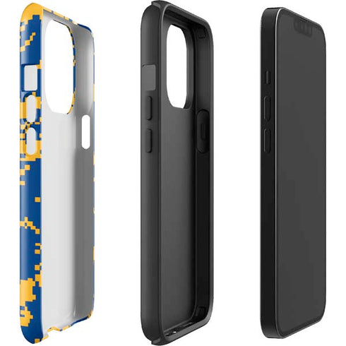 NBA Golden State Warriors Digi Camo iPhone 15 Pro Impact Case