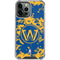NBA Golden State Warriors Digi Camo iPhone 15 Pro Max Clear Case