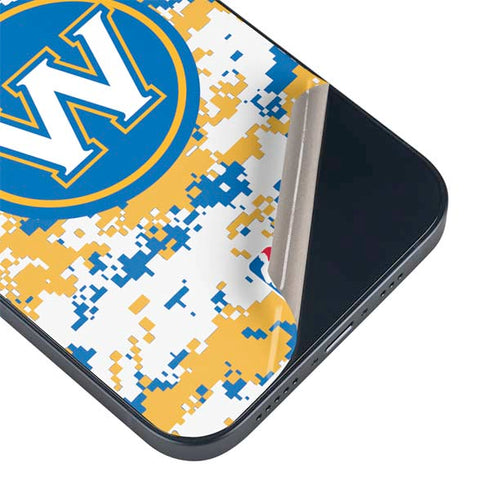 NBA Golden State Warriors Digi Camo iPhone 15 Skin