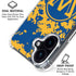 NBA Golden State Warriors Digi Camo iPhone 16 Clear Case