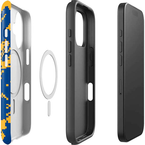 NBA Golden State Warriors Digi Camo iPhone 16 Plus Magsafe Impact Case
