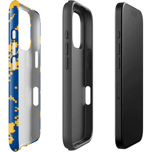NBA Golden State Warriors Digi Camo iPhone 16 Pro Max Impact Case