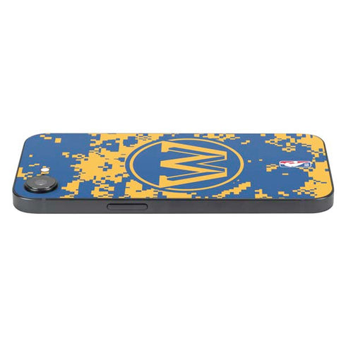 NBA Golden State Warriors Digi Camo iPhone 16e Skin