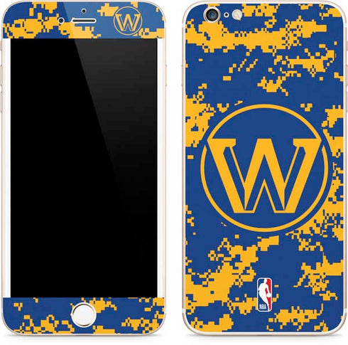 NBA Golden State Warriors Digi Camo iPhone 6/6s Plus Skin